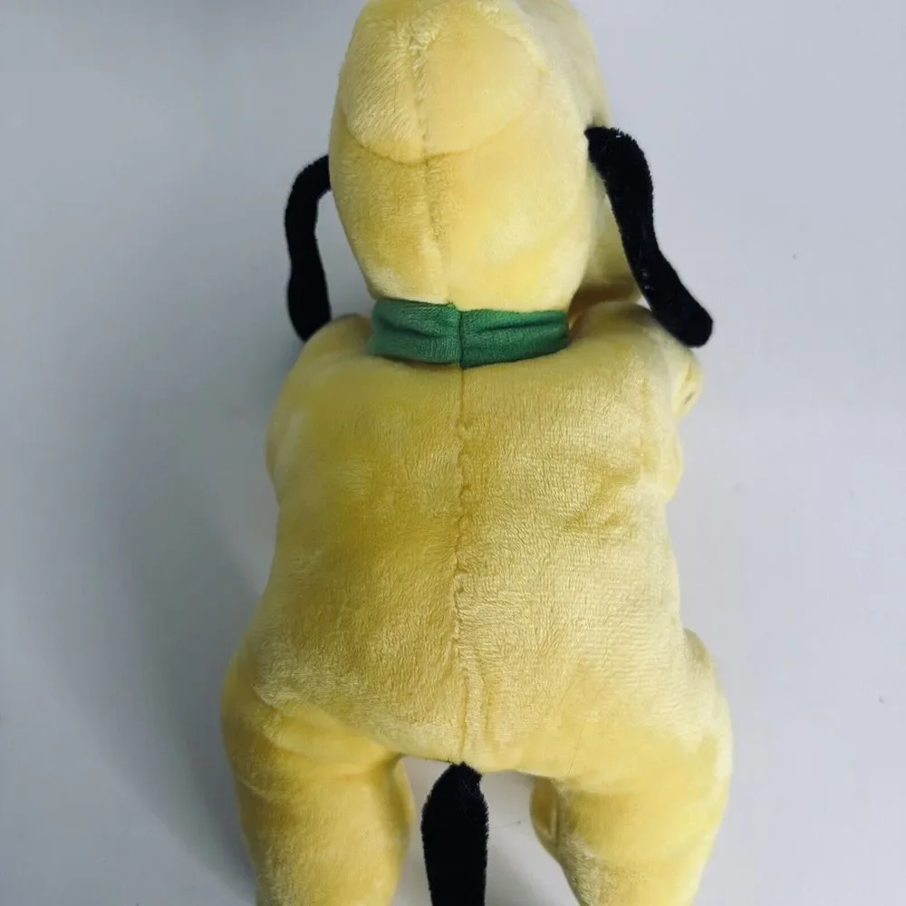 Disney Parks‎ Baby Pluto Plush Puppy Dog Stuffed Animal 10 Inches Yellow